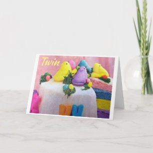 CARTÃO FELIZ "PÁSCOA" E "PRIMAVERA" PARA **** MEU TWIN***