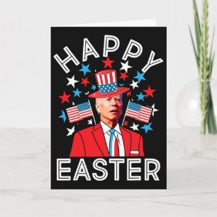 Cartão Feliz Páscoa Joe Biden 4 De Julho Memorial Indepen