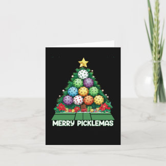 Cartão Feliz Picklemas Engraçado Pickleball Natal