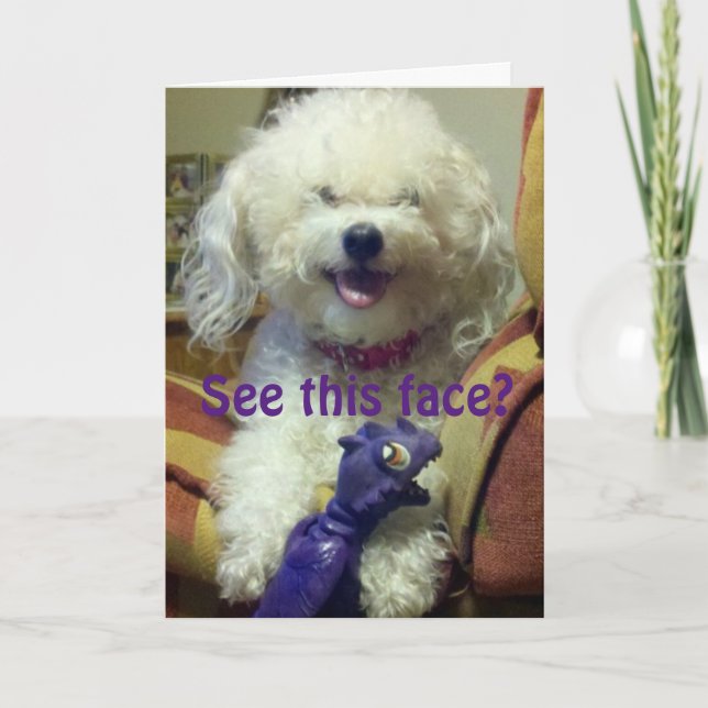 CARTÃO FELIZ PORQUE **ANIVERSÁRIO DO MELHOR AMIGO** (Frente)