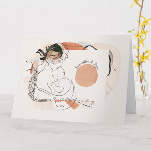 Cartão Feliz primeiro Dia de as mães