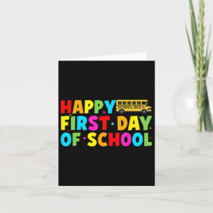 Cartão Feliz Primeiro Dia de Boas-vindas ao Motorista de