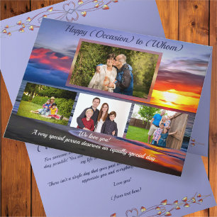 Cartão Feliz Puerto Sunset 1739