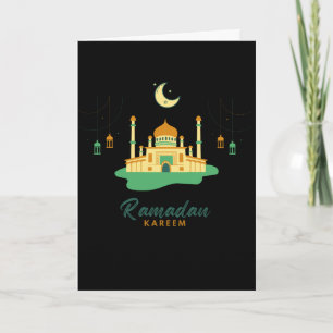 Cartão Feliz Ramadan Kareem e Eid Mubarak 2026