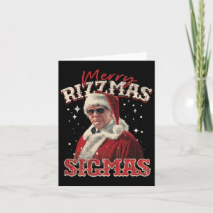 Cartão Feliz Rizz Mas Sigmas - Gen Alpha Tru Da Escola Mé
