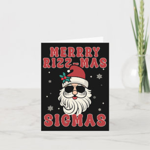 Cartão Feliz Rizz Mas Sigmas Geração Alpha Colégio Chri