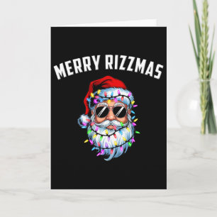 Cartão Feliz Rizzmas Adolescentes Crianças Escola Diverti