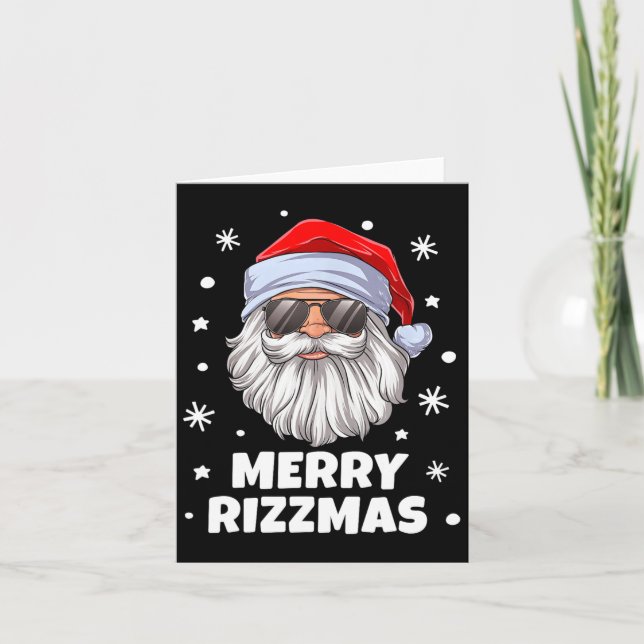 Cartão Feliz Rizzmas Crianças Adolescentes Escola Engraça (Frente)