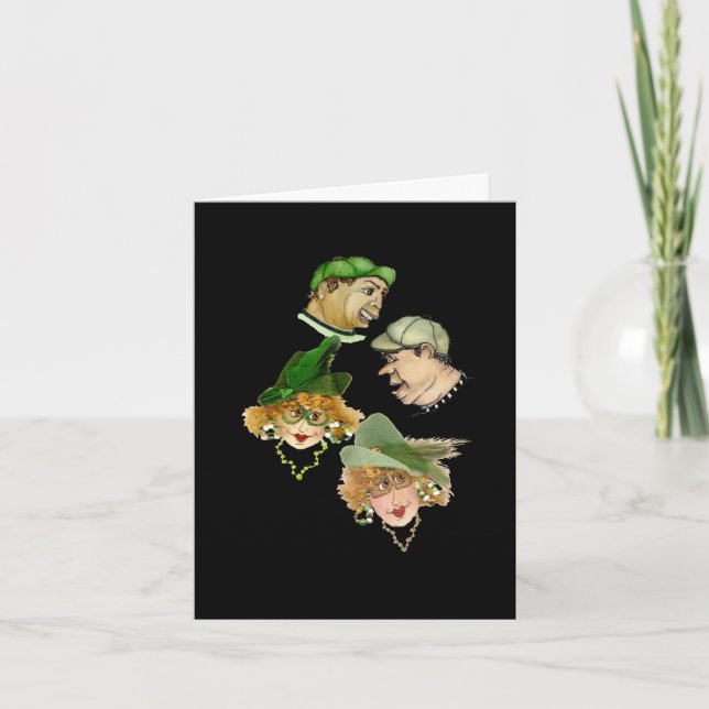 Cartão Feliz Rua, Dia de Patrick (Frente)