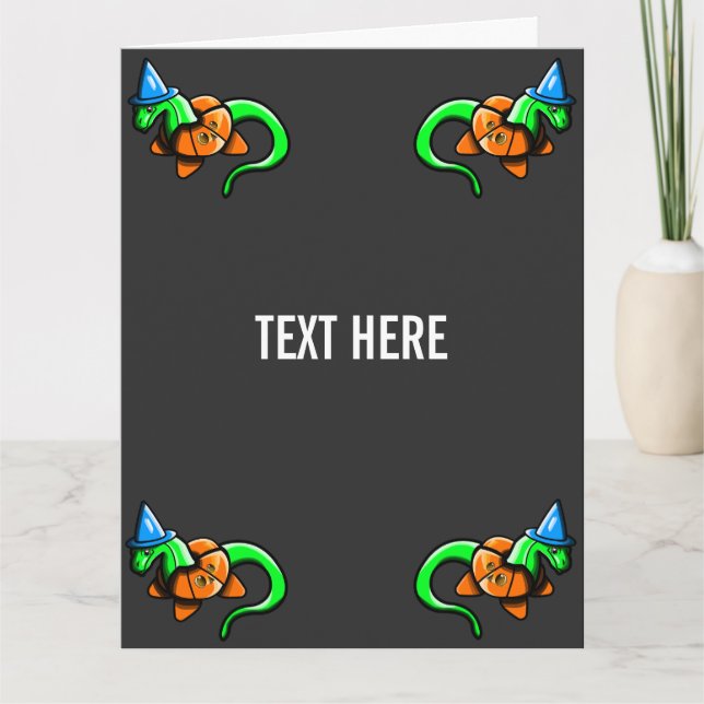 Cartão Feliz Samhain!! (Frente)