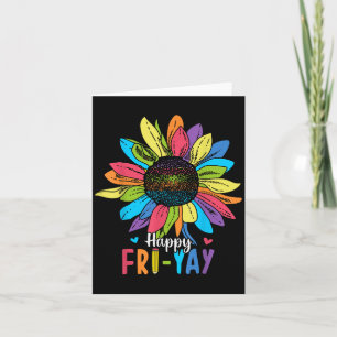 Cartão Feliz sexta-feira de sexta-feira toma diversão, pr
