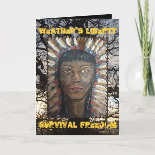 Cartão "Feliz Sobrevivente de Aniversário!"