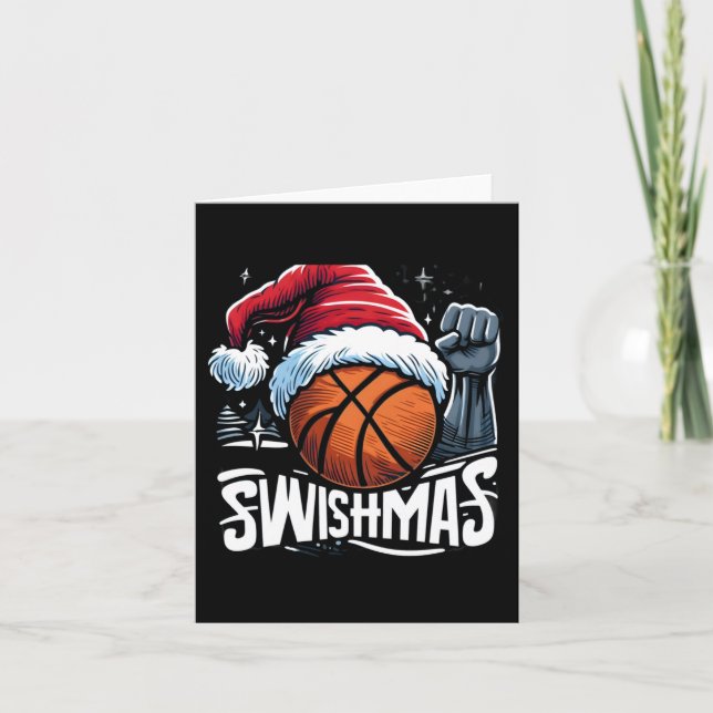 Cartão Feliz Swishmas Feia Natal (Frente)