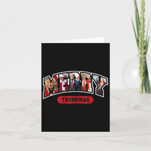 Cartão Feliz Trumpmas Natal Trump Pijama Topo