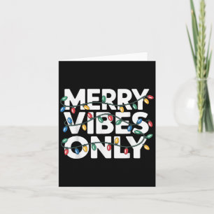 Cartão Feliz Vibes Apenas Felicidades De Natal Para Celeb