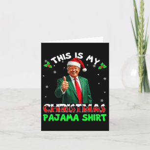 Cartão Feliz Xmas Donald Trump Papais noeis Este É O Meu