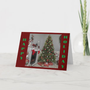 CARTÃO **FELIZES FÉRIAS DE NOSSA CASA PARA SUA**