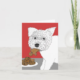 Cartão Felizes Férias do Ladrão de Biscoitos