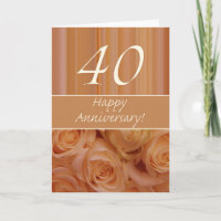 Felizes rosas de 40 anos