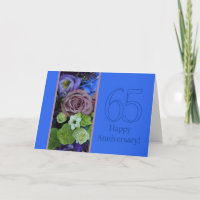 Felizes rosas de 65 anos