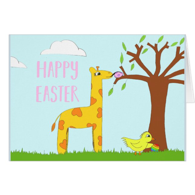 Cartão Felz pascoa! (Frente Horizontal)