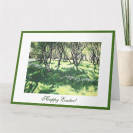 Cartão Felz pascoa belo da Islândia Reykjavik