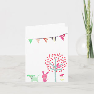 Cartão Felz pascoa Bunny