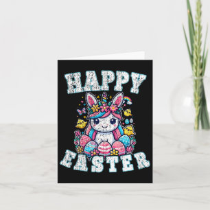 Cartão Felz pascoa Bunny Unicorn Easter Bunny Boys Toddl