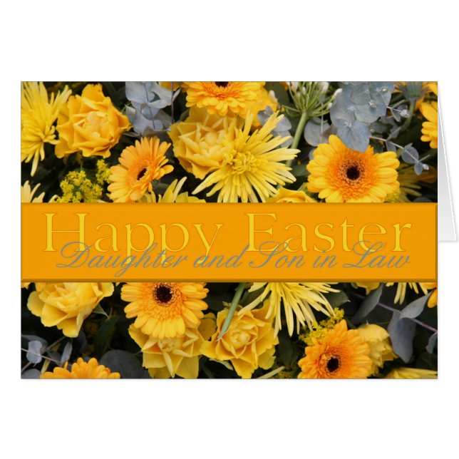 Cartão Felz pascoa Filha e Marido (Frente Horizontal)