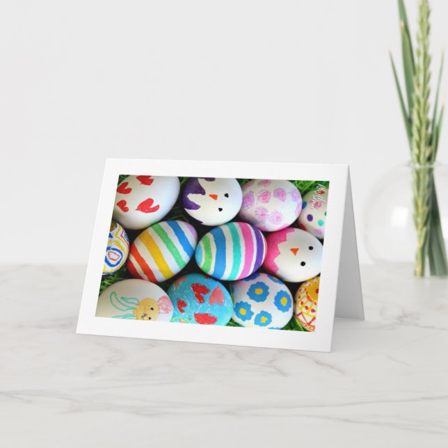 CARTÃO **FELZ PASCOA** PARA UMA CRIANÇA ESPECIAL (Frente)