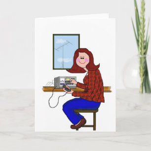 Cartão Female Ham - Auburn ou Red Hair