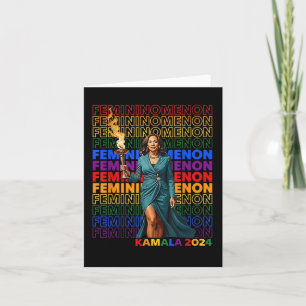 Cartão Femininômeno Funny Kamala Harris