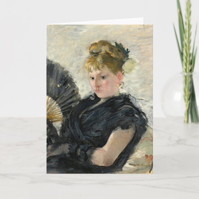 Cartão Femme À L’éventail | Berthe Morisot (Frente)
