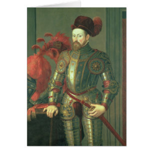 Cartão Ferdinand II, imperador romano santamente