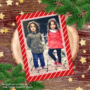 Cartão Feriado de Greve de Canas de Mineração Vermelha Br