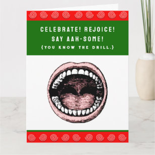 Cartão Feriado de Natal do Dentist Dental Office
