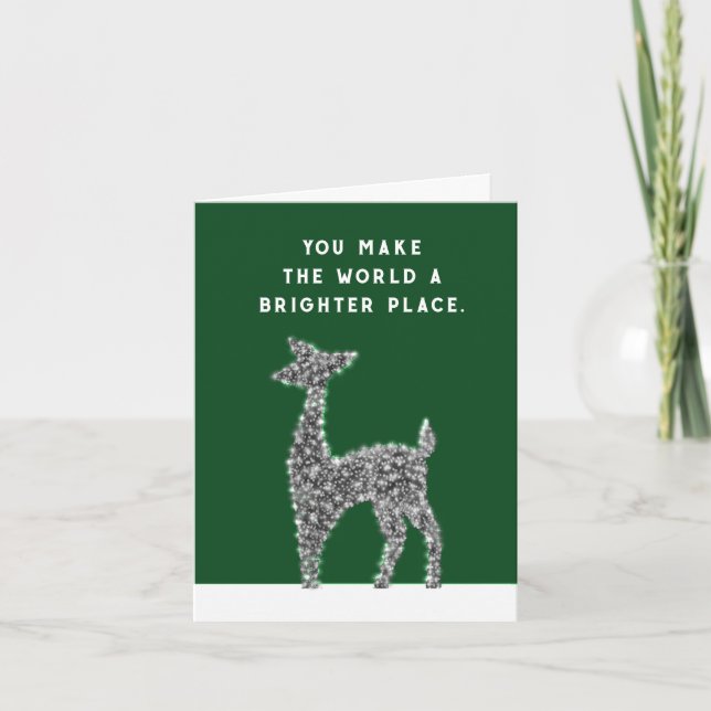 Cartão Feriado de Natal Voluntário (Frente)