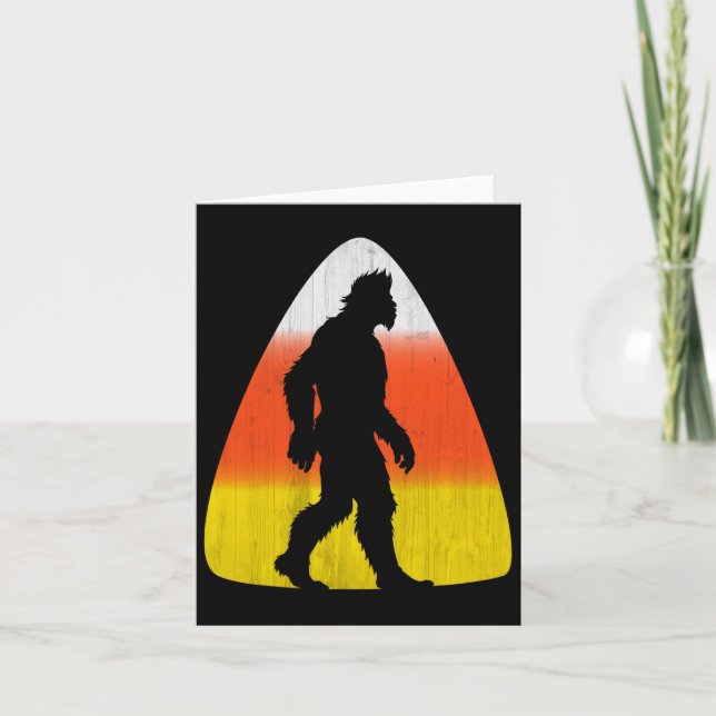 Cartão Feriado De Queda De Milho Bigfoot E Que (Frente)