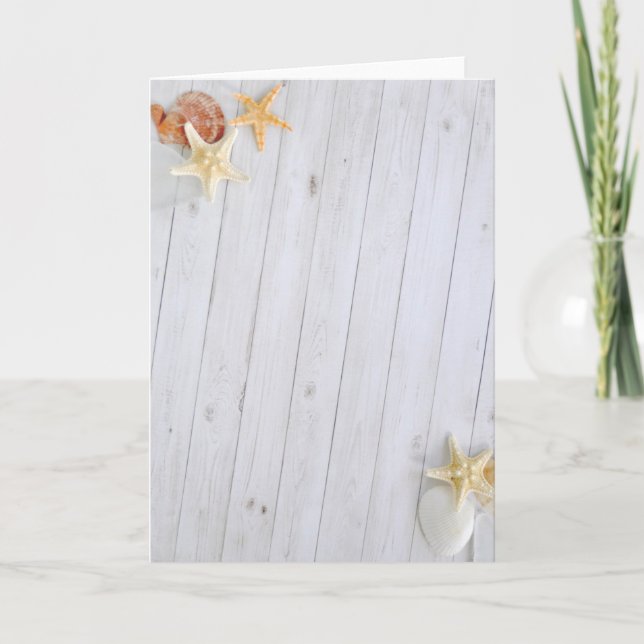 Cartão Feriado Náutico do Frigorífico e dos conchas (Frente)