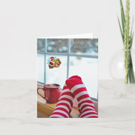 Cartão Feriados De Abelhas.