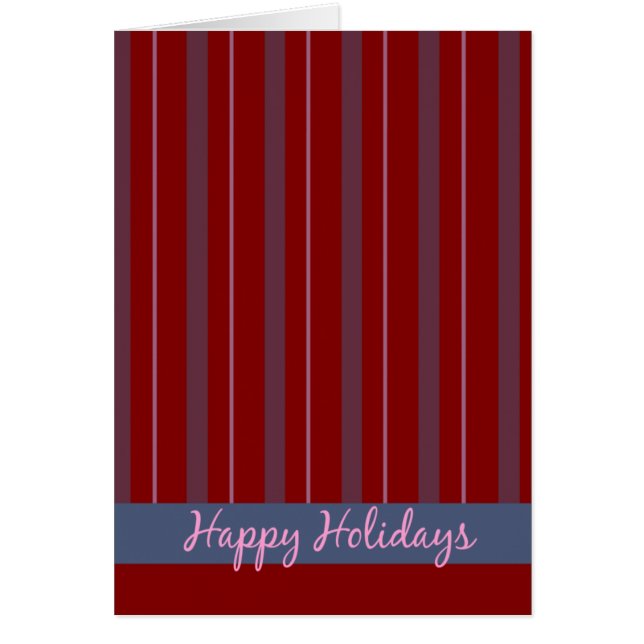 Cartão Feriados Felizes Banidos (Frente)