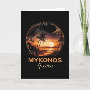 Cartão Férias de Fim de Semana na Praia Grega Mykonos