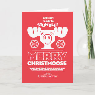 Cartão Férias de Natal Christmoose Feliz