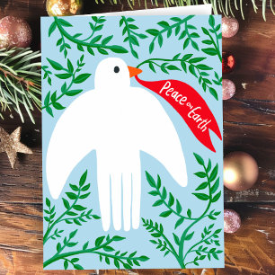 Cartão Férias de Natal da Pássaro da Terra