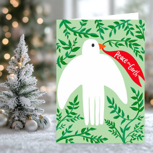 Cartão Férias de Natal da Pássaro da Terra