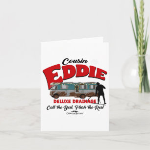Cartão Férias de Natal Primo Eddie Drenagem Deluxe 