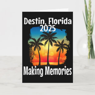 Cartão Férias de Praia em Destin Flórida 2025 Criando Mem