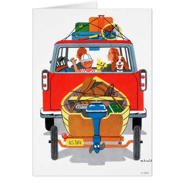 Cartão Férias de Verão (Frente)