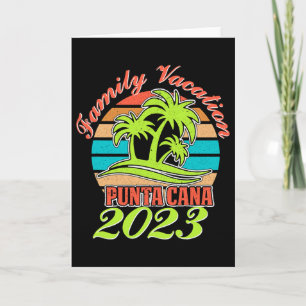Cartão Férias de Verão em Família Punta Cana República Do