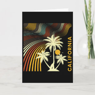 Cartão Férias de Verão, Sol, Surf na Califórnia